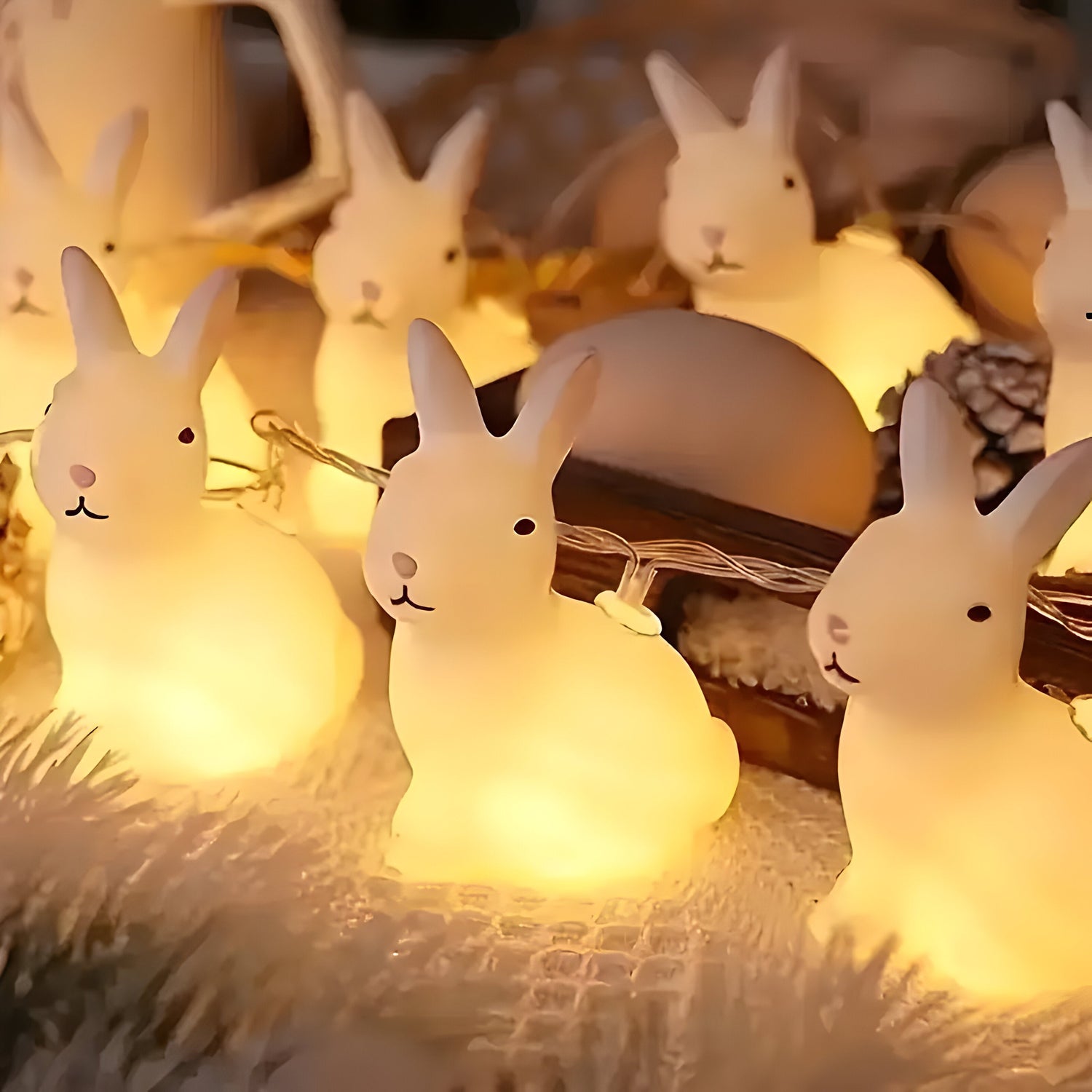 LumiRabbit Light - Vintage-stil LED-kanin kette ljus