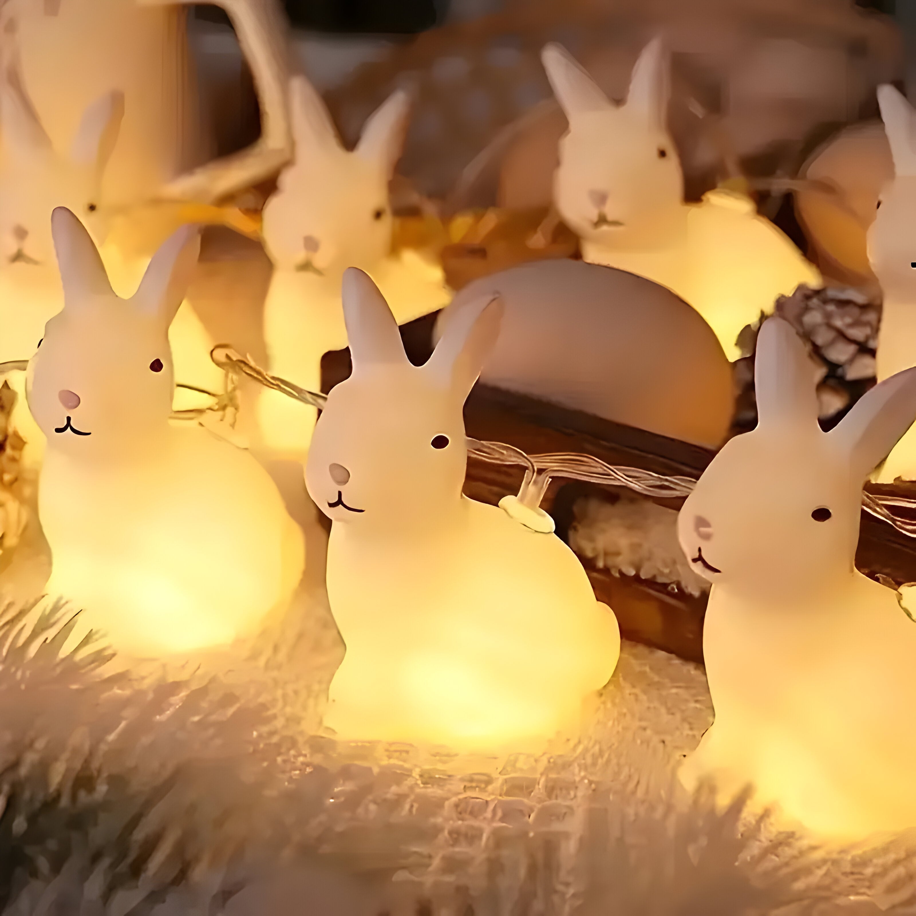 LumiRabbit Light - Vintage-stil LED-kanin kette ljus