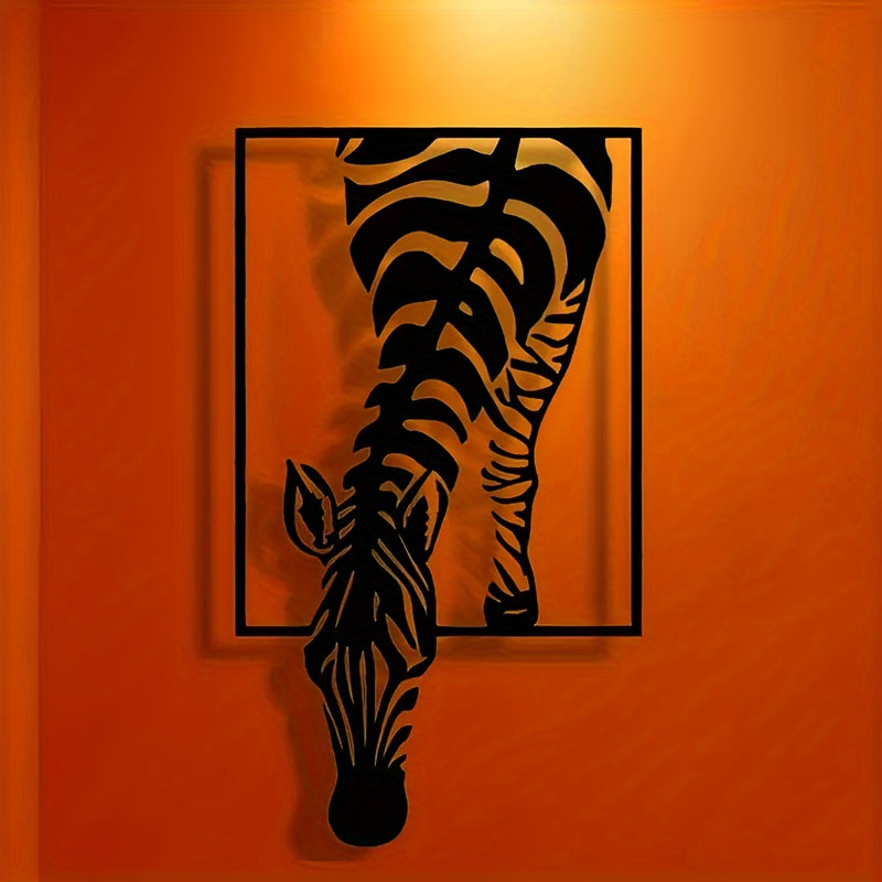 Zebra Silhouette Väggdekoration - Stilfull Elegans för Ditt Utrymme