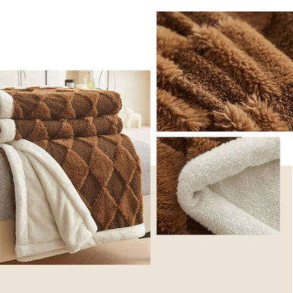 Carvallo - Mjuk dubbel sammet överkast