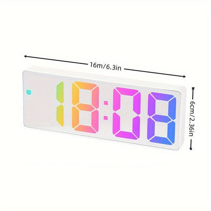 Färgglad LED Digital Klocka - För en Glad Start på Din Dag