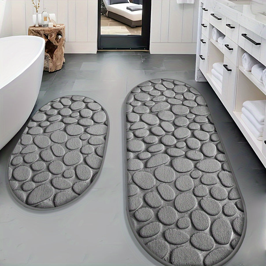 Anti-slip Badmatta Set - För Säkerhet och Komfort