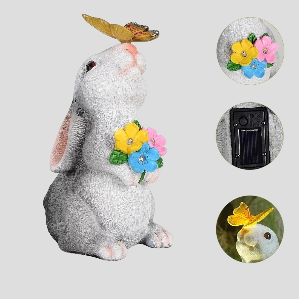 GlowHopper Light - Solarbjörnstaty LED-lampa