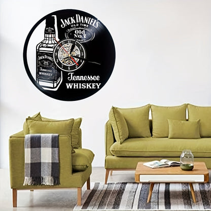 Vinylskivor Väckarklocka - Whisky Tema, Stil, För Vardagsrum och Kontorsinredning