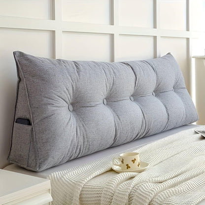 PlushTriangle Kudde – Andas Linne Triangulär Ryggkudde