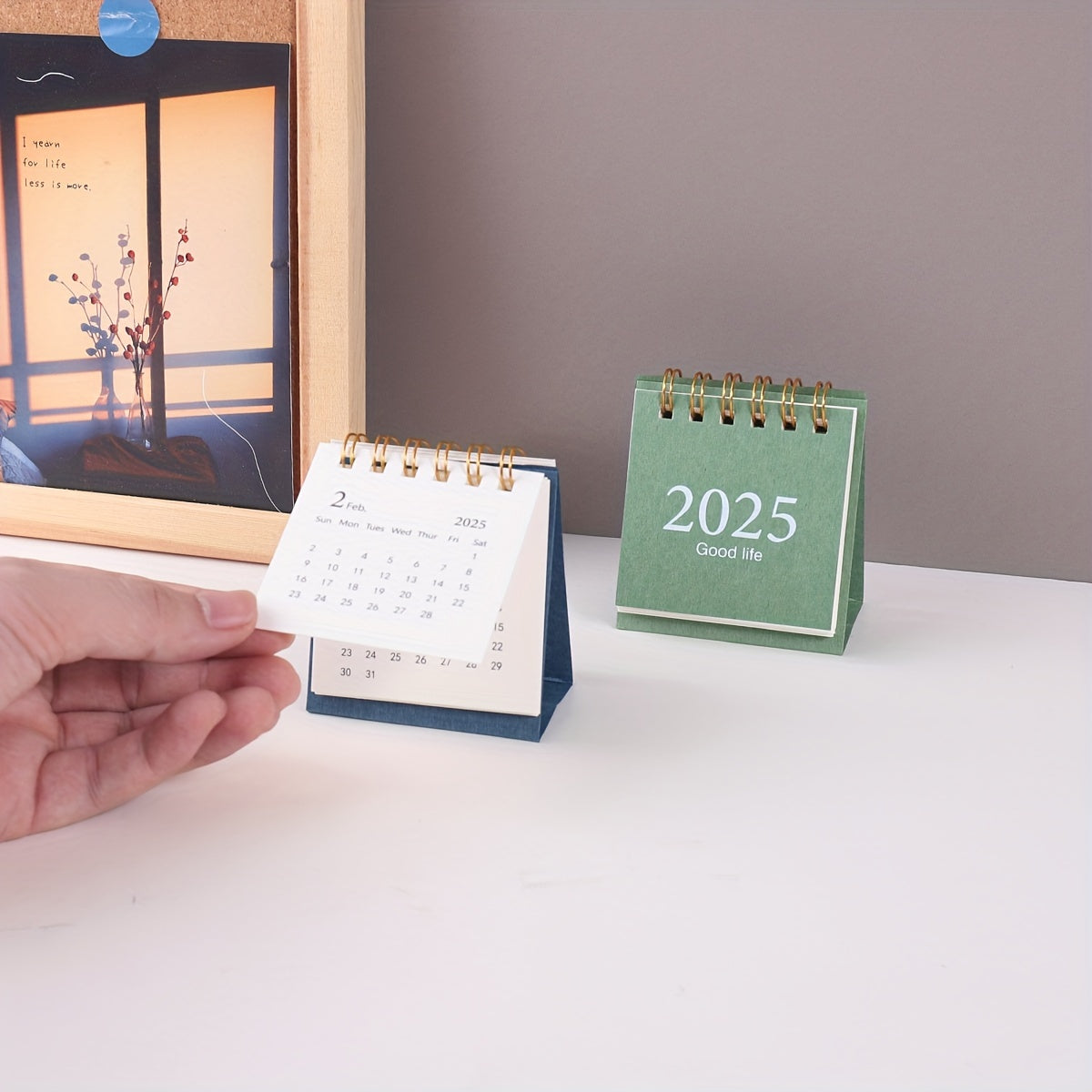 Skrivbordskalender Spiral Stativ Planer