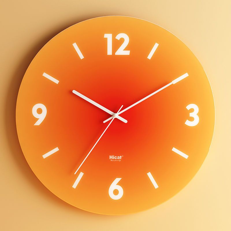 Lyxig Glas Vägclocka