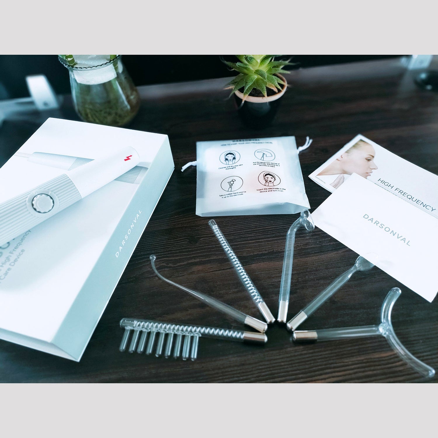 Professionell Högfrekvens Ansikts- och Hårterapi Penna