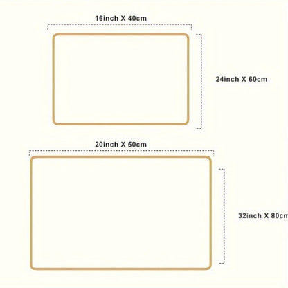 Modern Abstract Badmatta | Mjuk Mikrofiber Absorberande | Snabbtorkande | Halkfri | Brick by Brick