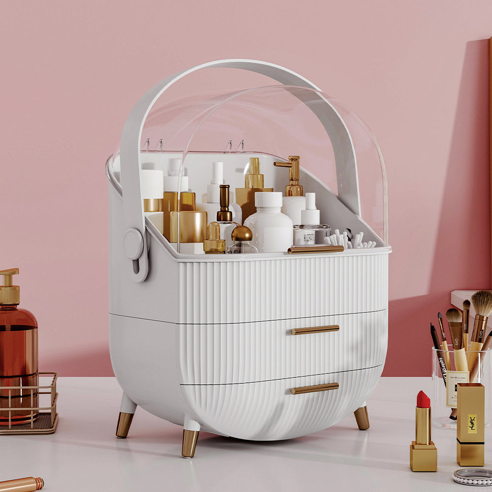 Makeup Storage Organizer med lådor - Kosmetisk bordsskåp
