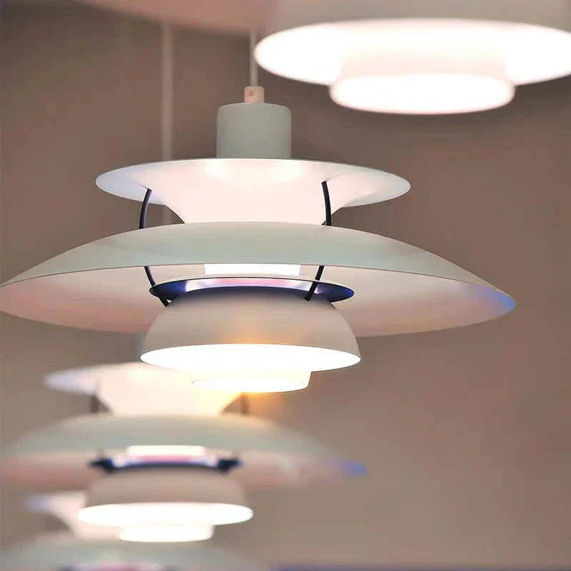LED Hängande Lampa med Tygskärm