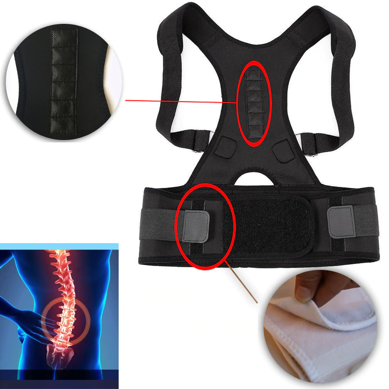Posture Corrector Ryggstöd Selen Justerbar