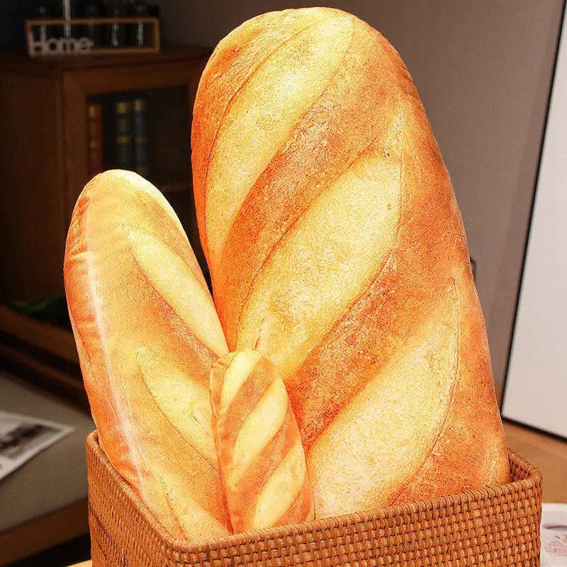 BAGUETTINA – Plysch-Baguette-kudden för mysig komfort