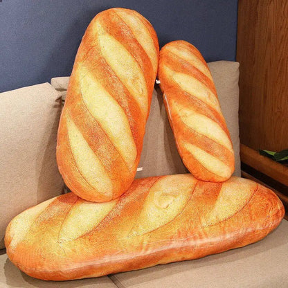 BAGUETTINA – Plysch-Baguette-kudden för mysig komfort