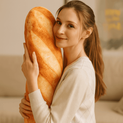 BAGUETTINA – Plysch-Baguette-kudden för mysig komfort