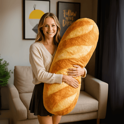 BAGUETTINA – Plysch-Baguette-kudden för mysig komfort