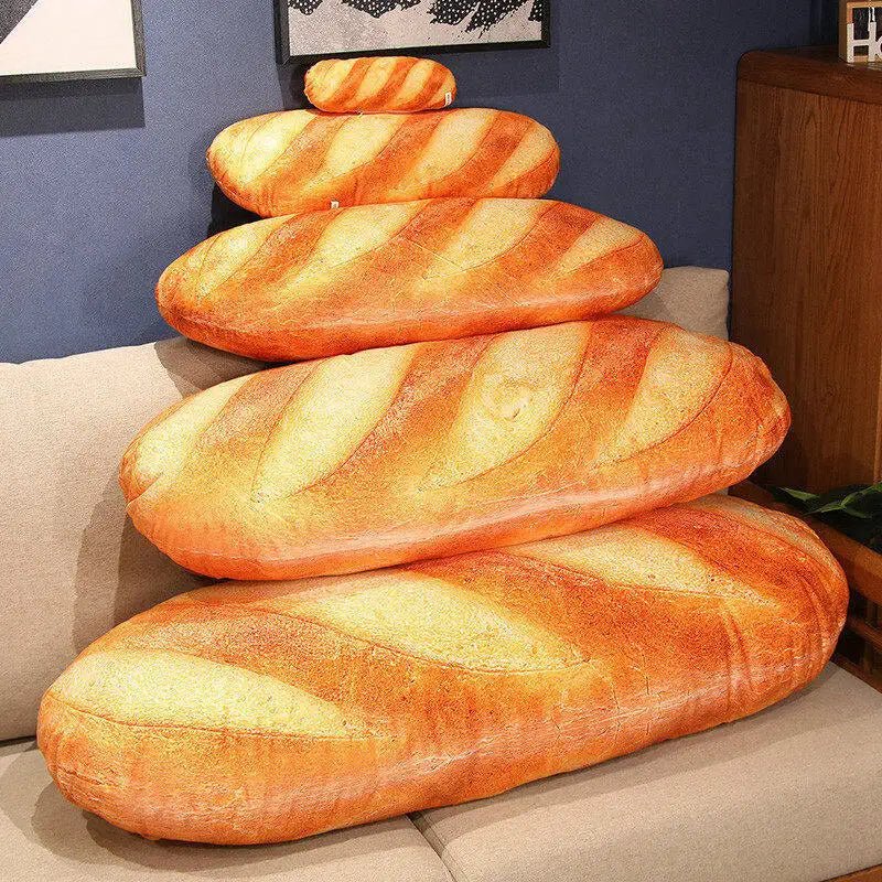 BAGUETTINA – Plysch-Baguette-kudden för mysig komfort