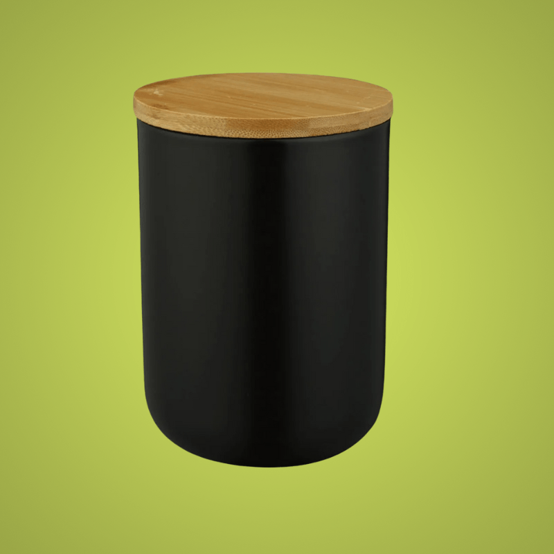 BambooFresh – Lufttäta keramikförvaringsburkar med naturliga bambulock