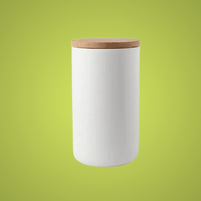 BambooFresh – Lufttäta keramikförvaringsburkar med naturliga bambulock