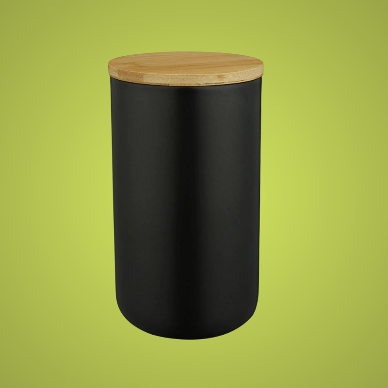 BambooFresh – Lufttäta keramikförvaringsburkar med naturliga bambulock