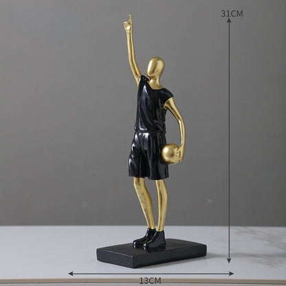 Basketbollspelare Heminredning Ornament för Sportentusiaster