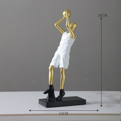 Basketbollspelare Heminredning Ornament för Sportentusiaster