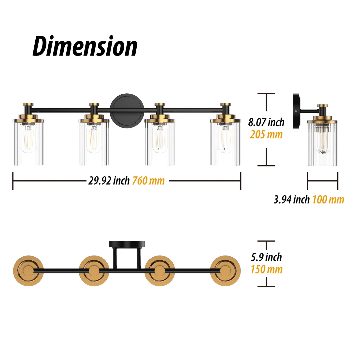 LumiWarm Dimbart Badrumslampa