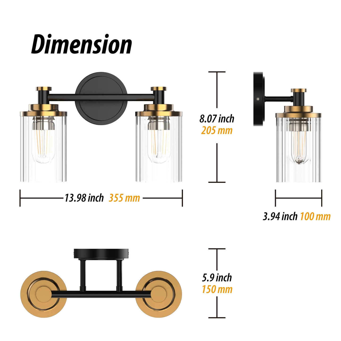 LumiWarm Dimbart Badrumslampa