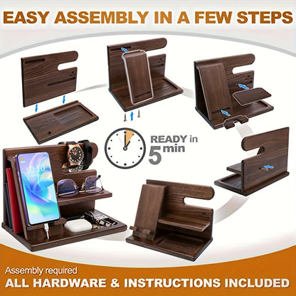 Stilig Trähylla – För ett Organiserat Utrymme