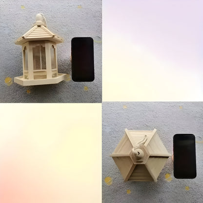 SkyPerch Bo free - Målningsbar trä hängande fågelhus