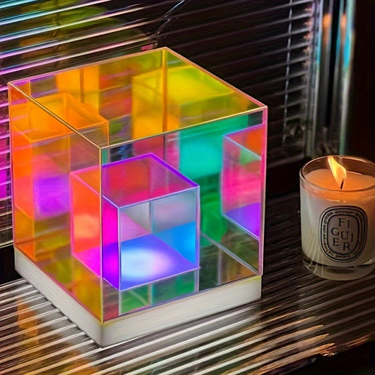 LumiLuxe - Traditionell LED Bordslampa, 3-Färgs Justerbar, USB-Drevna