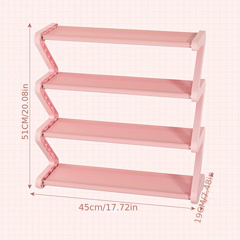 ZigZag Skoställ - Stilig och Platsbesparande Skor Organizer
