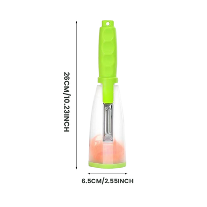 PeelMaster - Hållbar skärare med integrerad förvaringslåda | 1+1 Gratis