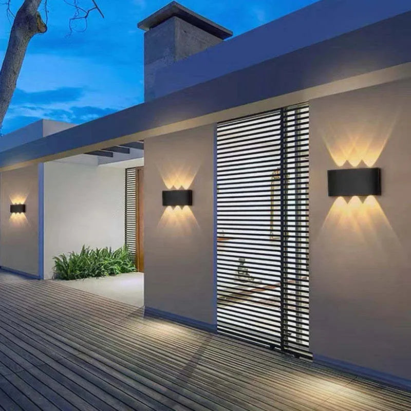 Vägglampa Modern Vit LED Vattentålig Lampa