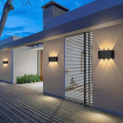 Vägglampa Modern Vit LED Vattentålig Lampa