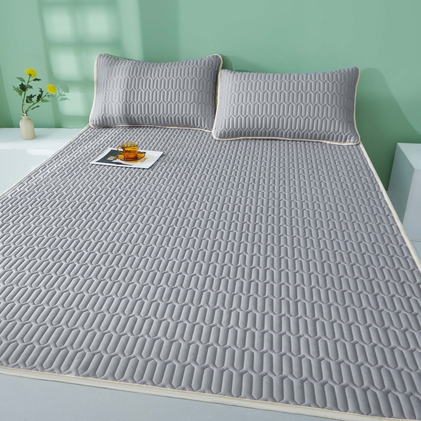 Cool Latexmatta - 2/3 stycken sommarkylmattsats för sovrum eller studentrum, Andas och Fällbar