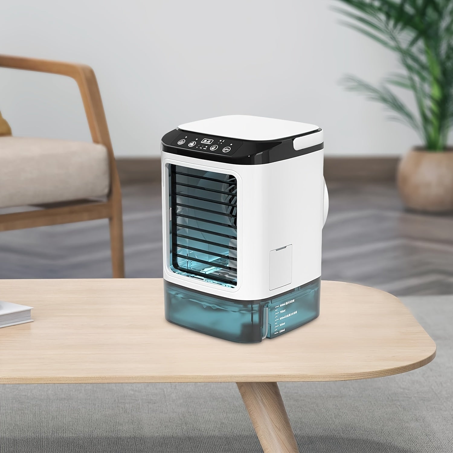 Carvallo Mini-Klimaanläggning Coolivy | USB-driven | Med vattentank &amp; luftfuktighet | Kompakt &amp; Mobil