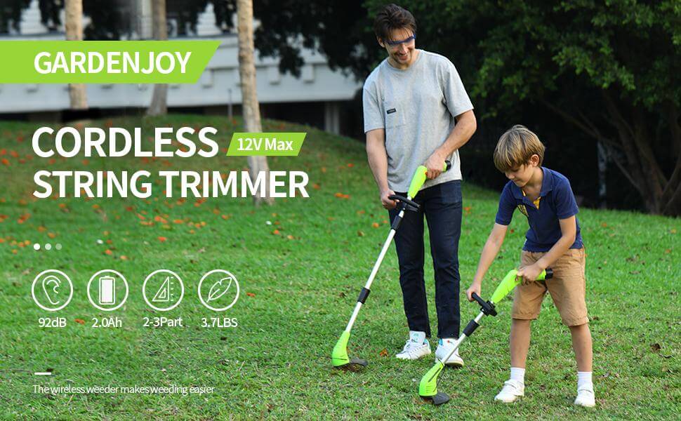 RoyallureCordless Mini Weed Trimmer – Lättviktig, Tyst, Enhandse Precision för Gräs &amp; Kanter