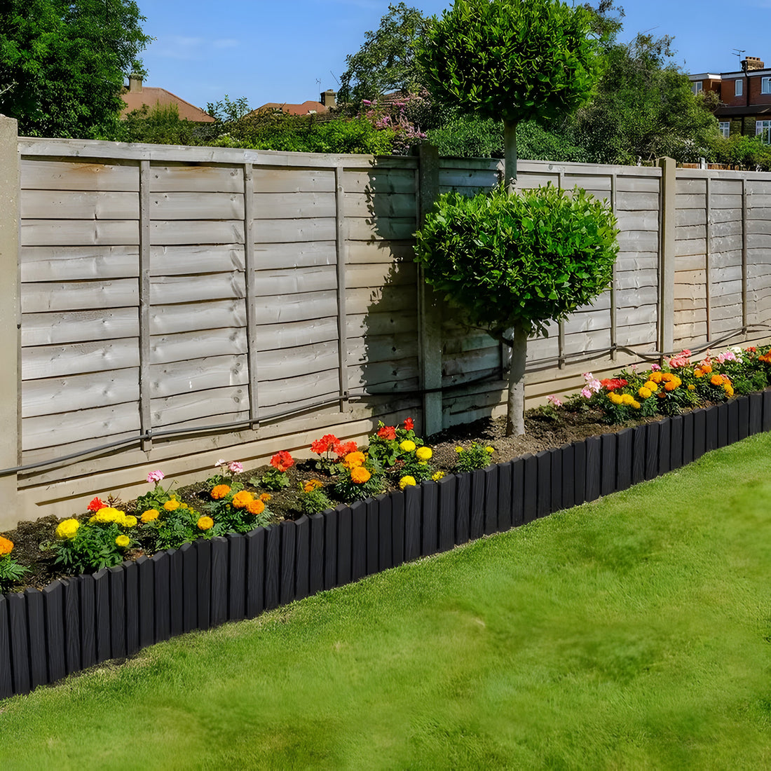 TerraEdge - Gräskanter Plast med Pålar