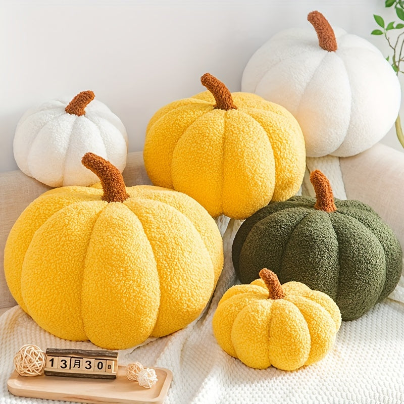 Mysig Pumpa Kudde - Mjuk, Färgglad Dekoration för Halloween och Fester