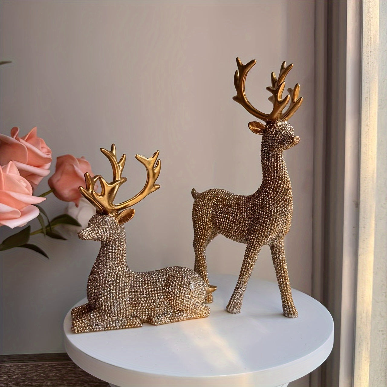 Carvallo - Charmig Rensdyr Duo för Vinter Underland Vibes