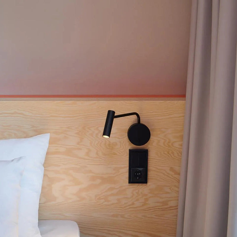 Orr Modern LED Vägglampa - Svart/Vit - Vardagsrum