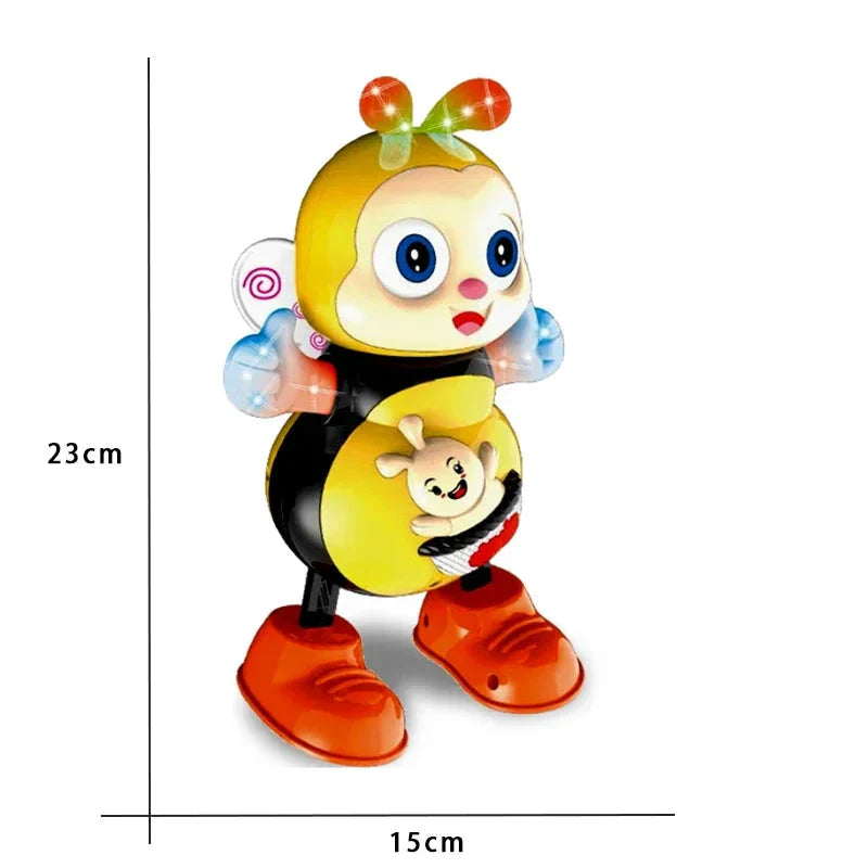 Dansande robotleksak med ljus och musik