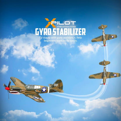 Fjärrstyrd flygplan med lätt stabiliserad flygning