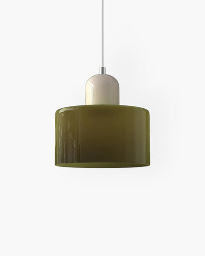 Formiva Pendel Lampa | Retro Modern Glas Skärm | Ambient E26 Belysning | Hårdkopplad Takarmatur
