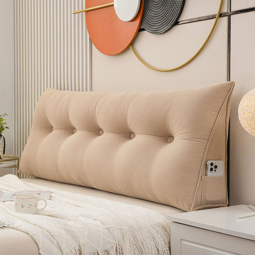 Royelux Vattentät Wedge Kudde - Ergonomiskt Stöd för Inomhus- och Utomhusbruk