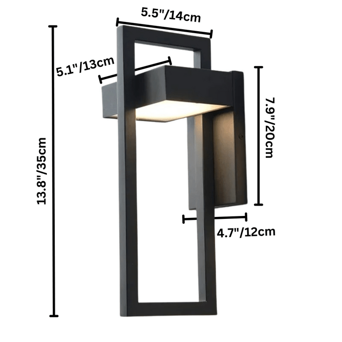 ARCORA – Modern utomhusvägglampa med LED &amp; väderskydd