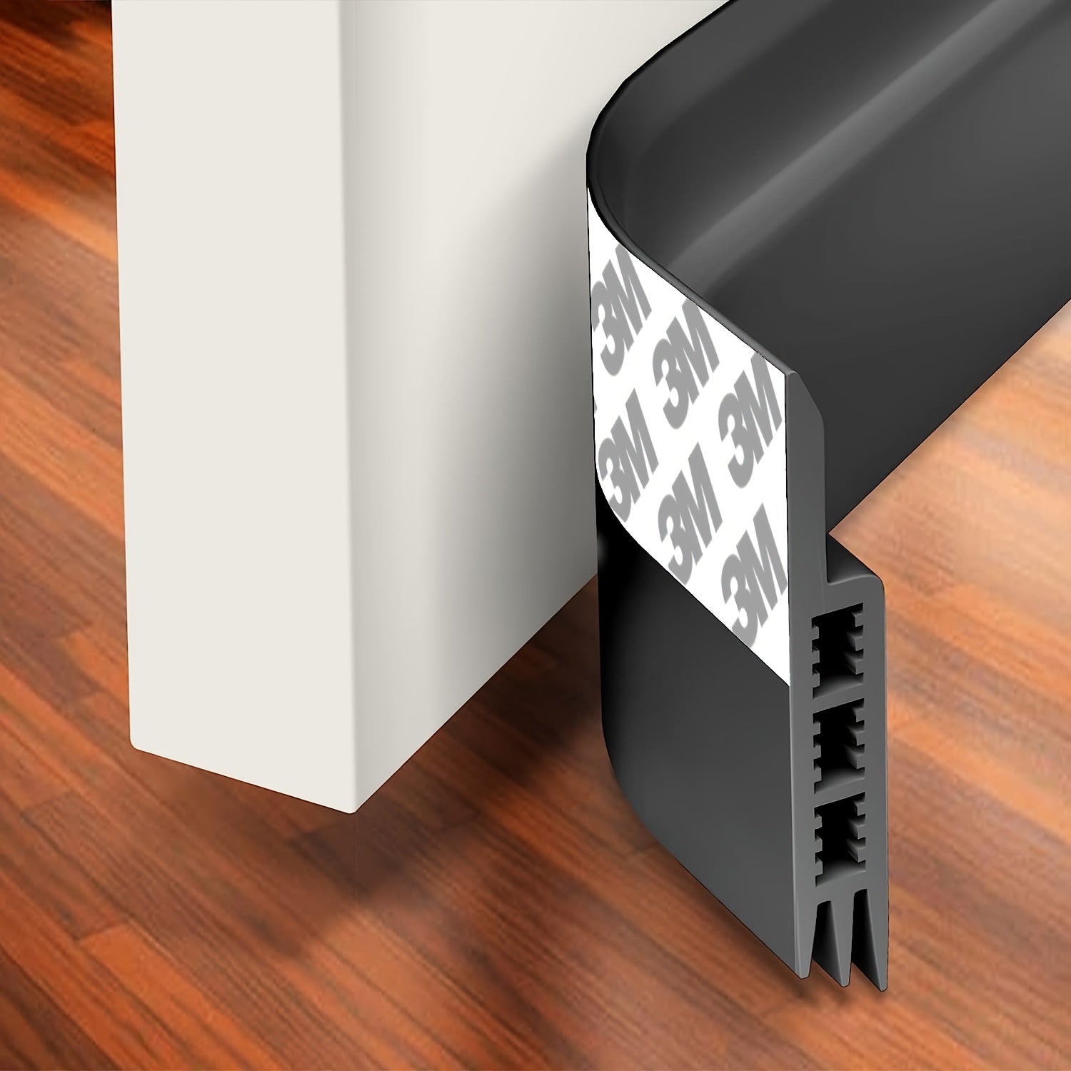 Draft Stopper för Dörr - Silikon Dörrsvep med Stark Adhesiv och Ljudisolering