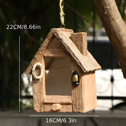 FeatherHaven Nest - Kreativt Hängande Fågelbo