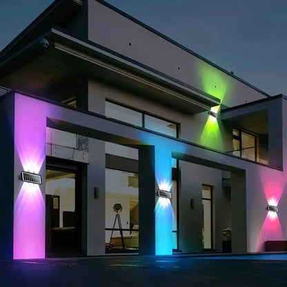Solenergidriven Vägglampa – Energibesparande Utomhus LED-lampa